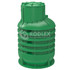 Пластиковый кессон для скважин Rodlex KS2.0 с грунтозацепом Green (зеленый) - миниатюра