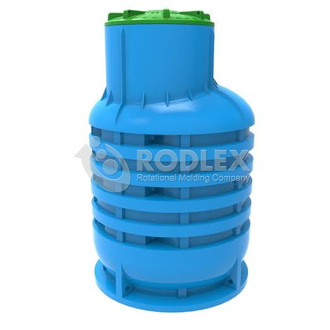 Кессон для скважин RODLEX-KS-2.0 c юбкой для распайки труб и установки расширительного бака, автоматики